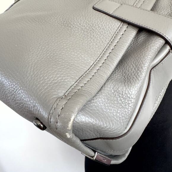Coach Swagger 34408 Carryall Gray Pebble Leather Shoulder Bag Neutral *No Strap* - Picture 6 of 14